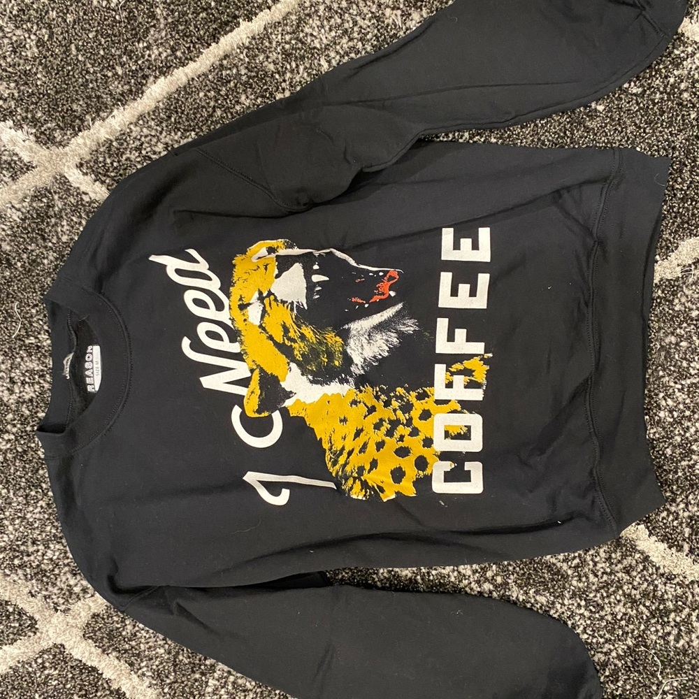 Urban Outfitters “I Need Coffee” Sweatshirt